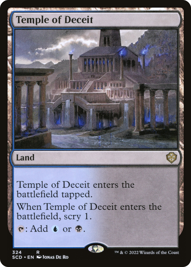 Temple of Deceit [Starter Commander Decks] | Deep Dive Games St. Marys