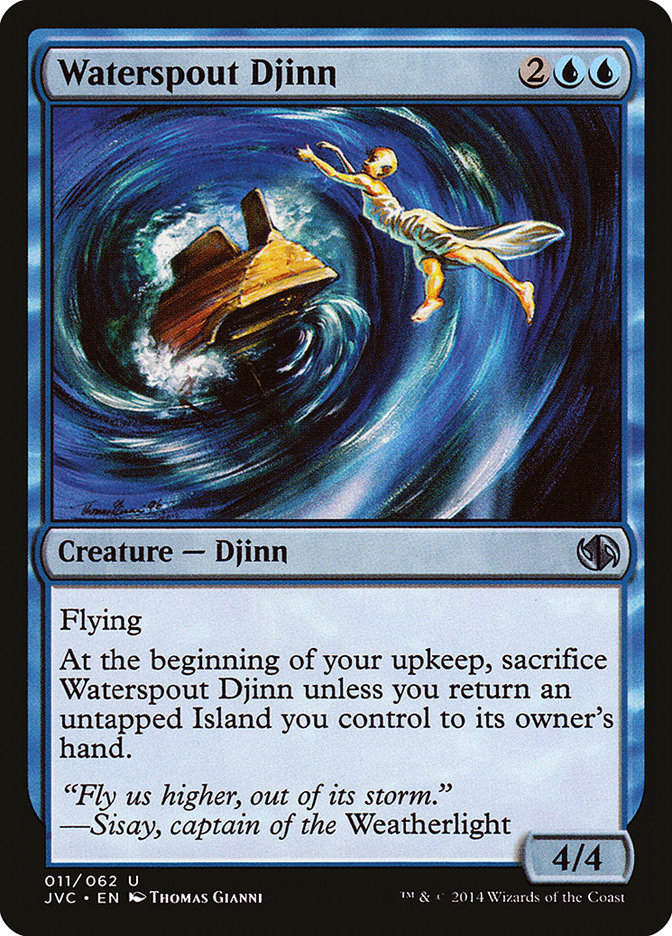 Waterspout Djinn [Duel Decks Anthology] | Deep Dive Games St. Marys