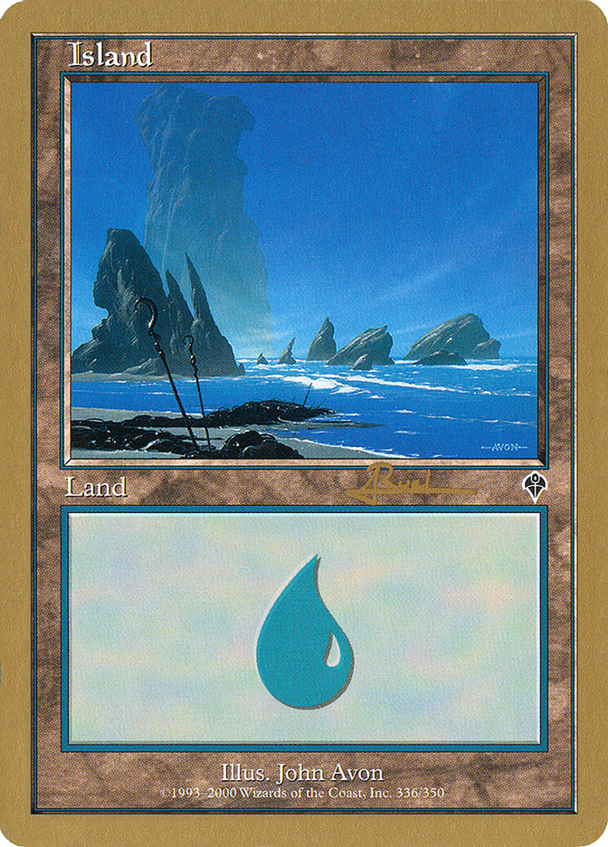 Island (ar336) (Antoine Ruel) [World Championship Decks 2001] | Deep Dive Games St. Marys