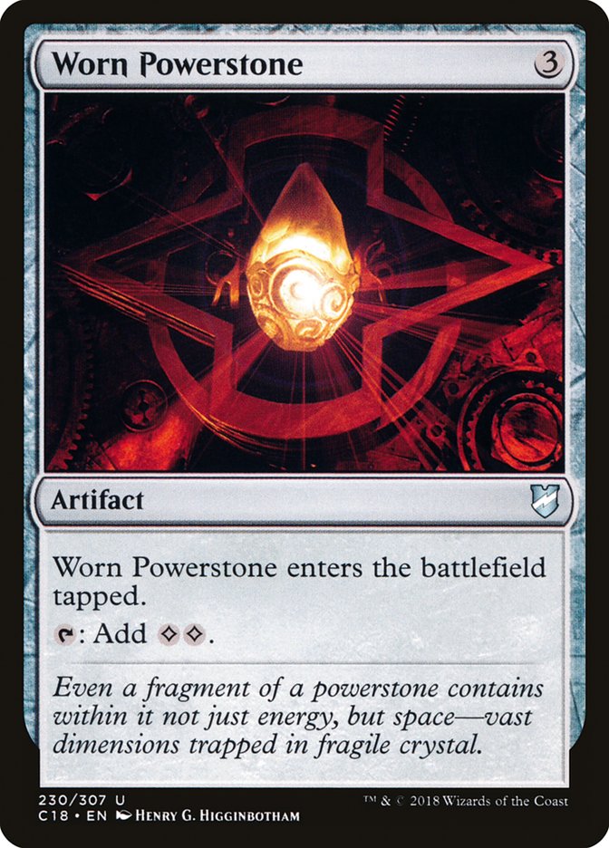 Worn Powerstone [Commander 2018] | Deep Dive Games St. Marys