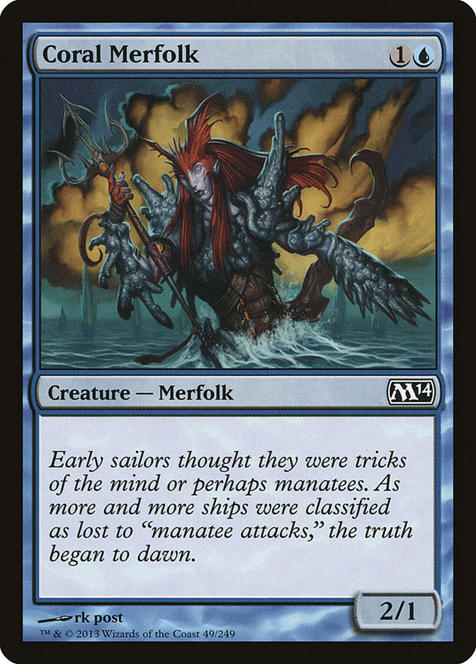 Coral Merfolk [Magic 2014] | Deep Dive Games St. Marys