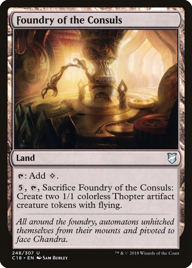 Foundry of the Consuls [Commander 2018] | Deep Dive Games St. Marys