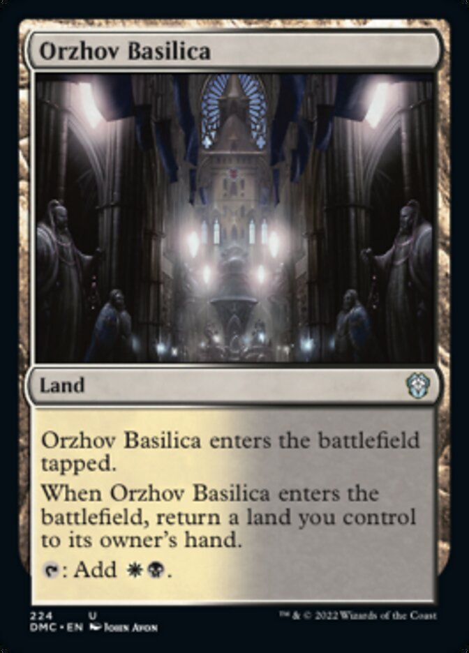 Orzhov Basilica [Dominaria United Commander] | Deep Dive Games St. Marys