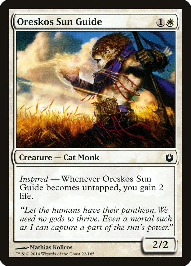 Oreskos Sun Guide [Born of the Gods] | Deep Dive Games St. Marys