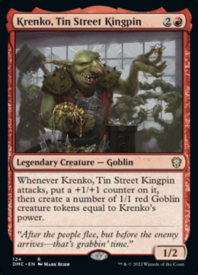 Krenko, Tin Street Kingpin [Dominaria United Commander] | Deep Dive Games St. Marys