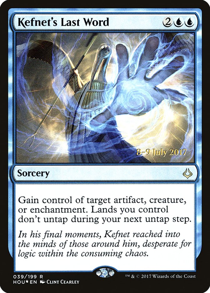 Kefnet's Last Word [Hour of Devastation Prerelease Promos] | Deep Dive Games St. Marys