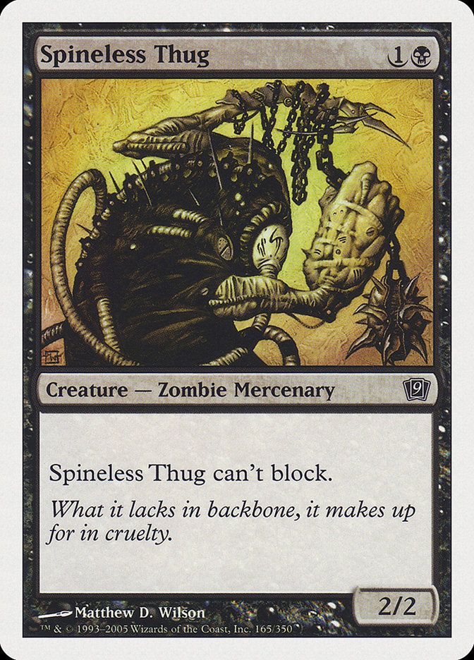 Spineless Thug [Ninth Edition] | Deep Dive Games St. Marys