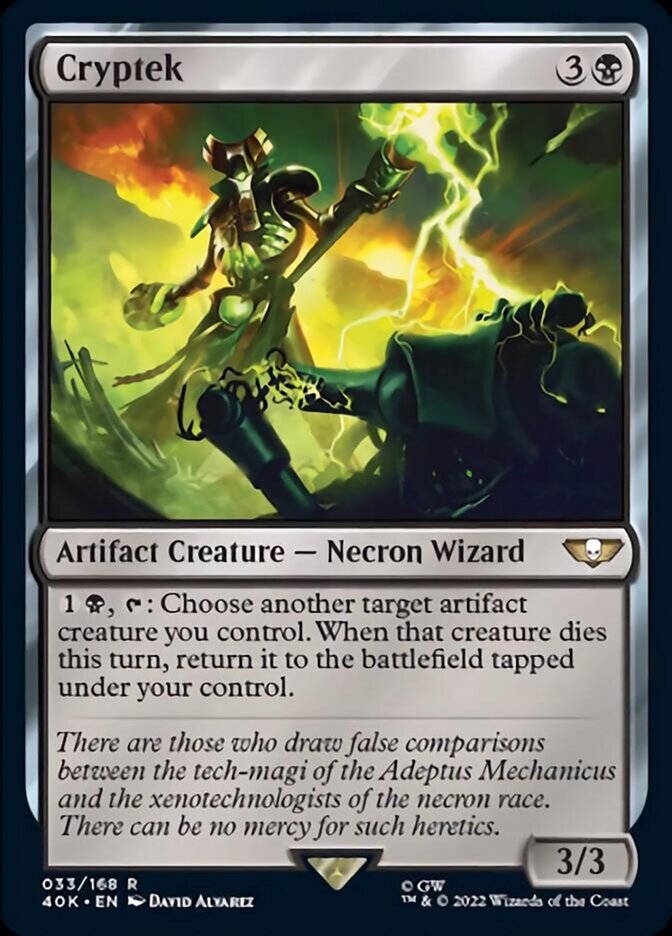 Cryptek (Surge Foil) [Warhammer 40,000] | Deep Dive Games St. Marys