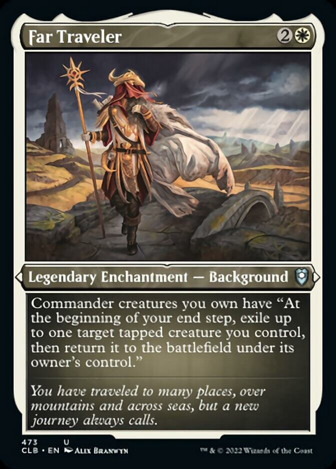 Far Traveler (Foil Etched) [Commander Legends: Battle for Baldur's Gate] | Deep Dive Games St. Marys