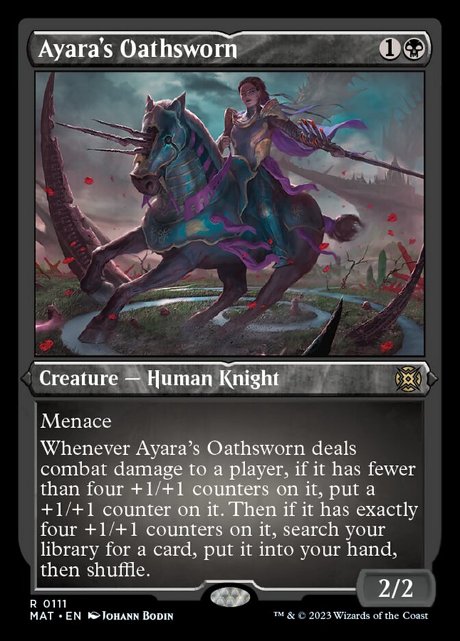 Ayara's Oathsworn (Foil Etched) [March of the Machine: The Aftermath] | Deep Dive Games St. Marys