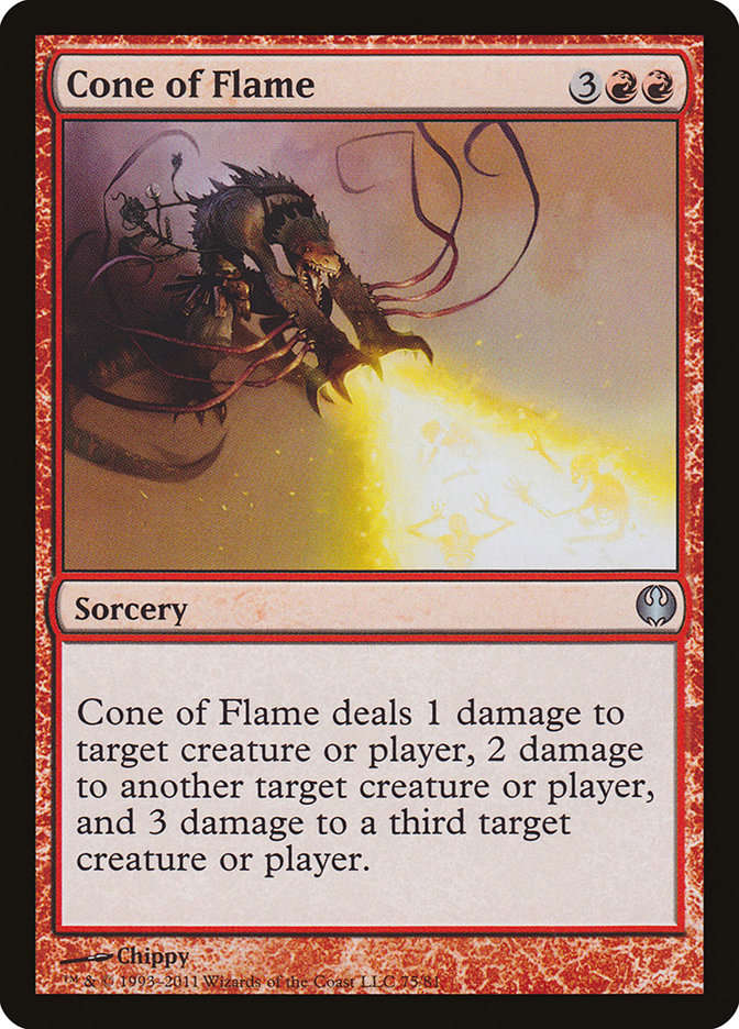 Cone of Flame [Duel Decks: Knights vs. Dragons] | Deep Dive Games St. Marys