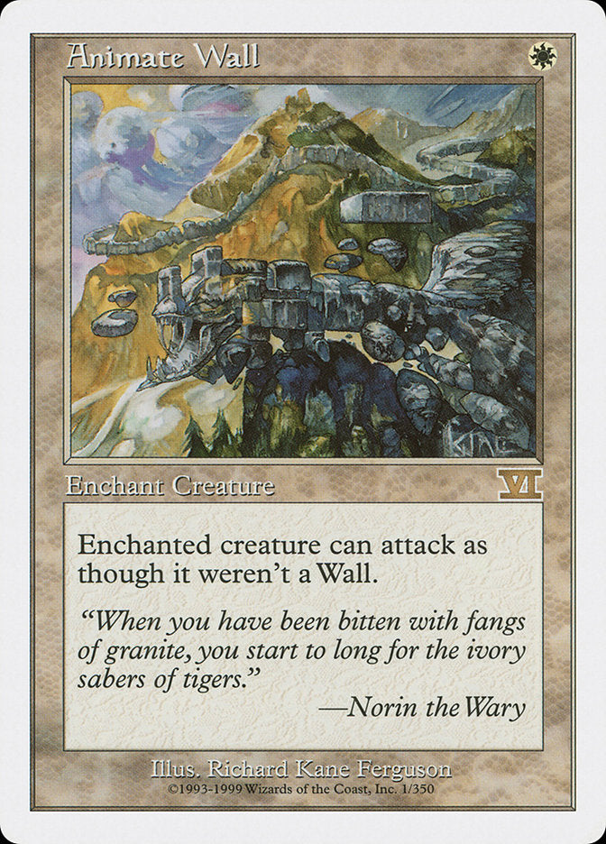 Animate Wall [Classic Sixth Edition] | Deep Dive Games St. Marys