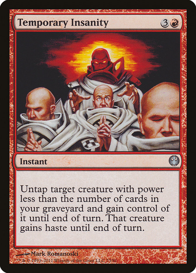 Temporary Insanity [Duel Decks: Knights vs. Dragons] | Deep Dive Games St. Marys