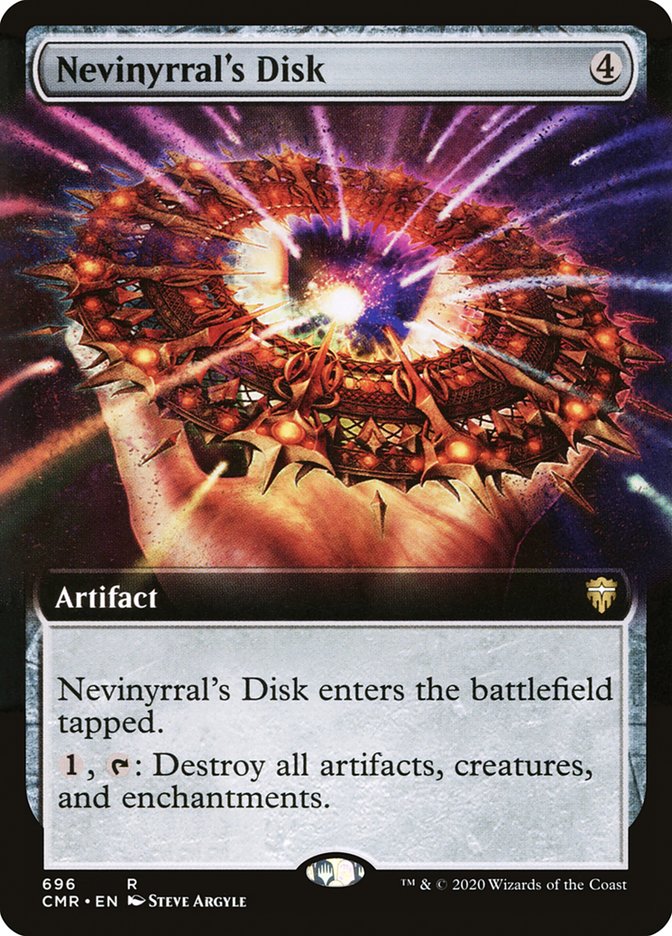 Nevinyrral's Disk (Extended Art) [Commander Legends] | Deep Dive Games St. Marys
