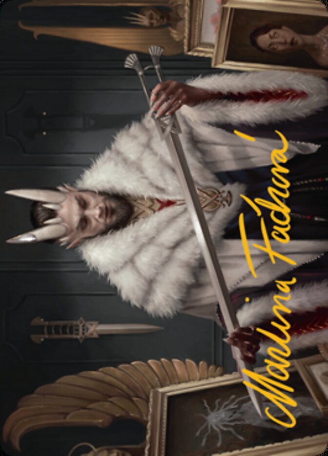 Lord Xander, the Collector Art Card (Gold-Stamped Signature) [Streets of New Capenna Art Series] | Deep Dive Games St. Marys