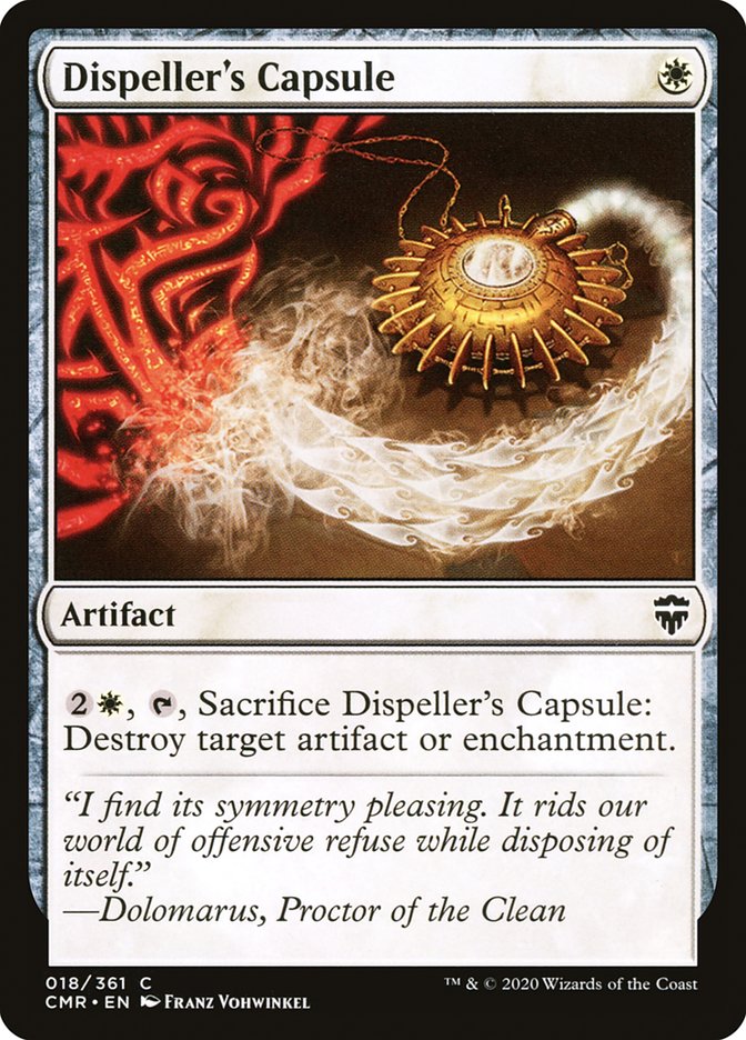 Dispeller's Capsule [Commander Legends] | Deep Dive Games St. Marys
