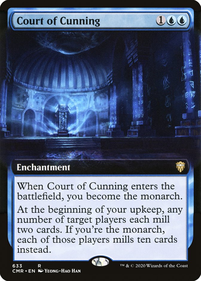 Court of Cunning (Extended Art) [Commander Legends] | Deep Dive Games St. Marys