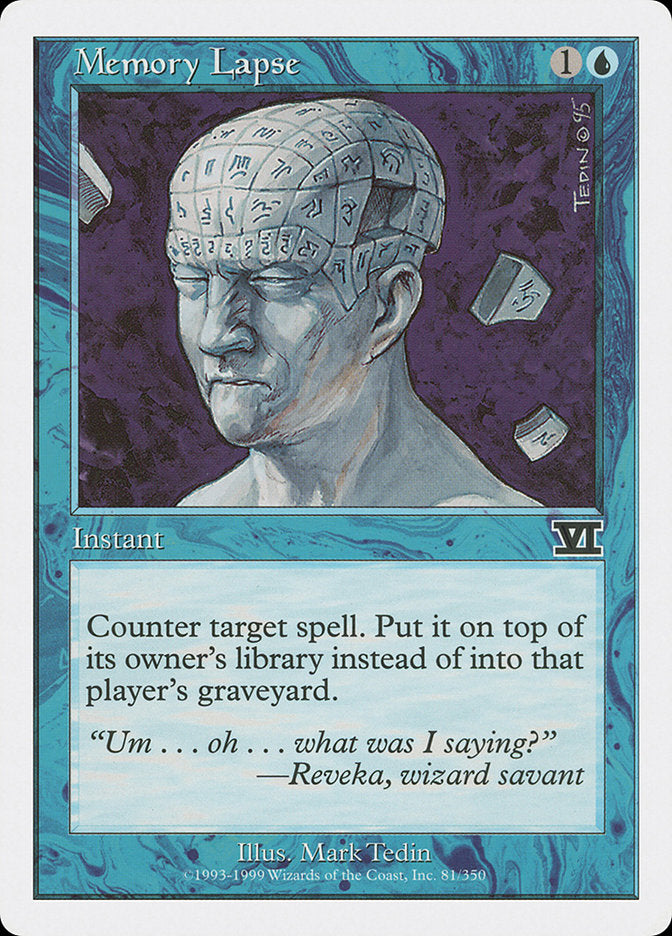 Memory Lapse [Classic Sixth Edition] | Deep Dive Games St. Marys