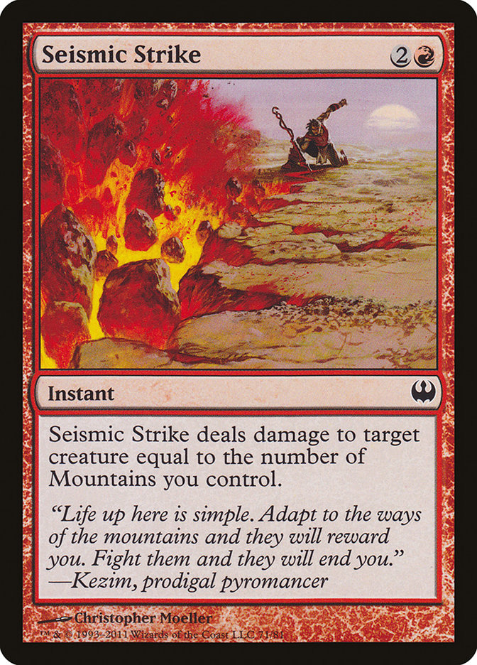 Seismic Strike [Duel Decks: Knights vs. Dragons] | Deep Dive Games St. Marys