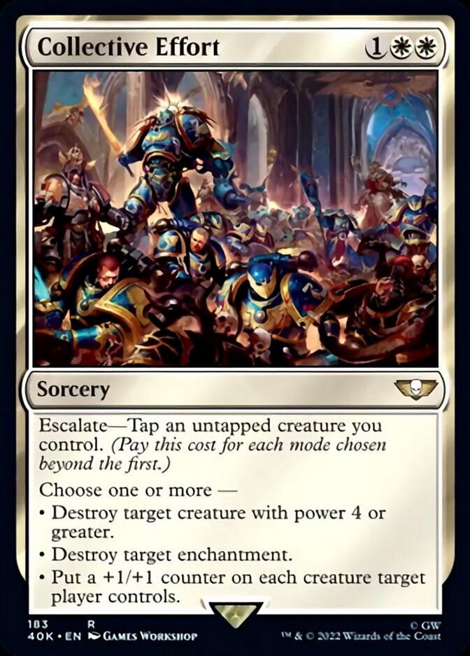 Collective Effort (Surge Foil) [Warhammer 40,000] | Deep Dive Games St. Marys