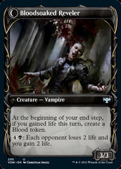 Restless Bloodseeker // Bloodsoaked Reveler (Showcase Fang Frame) [Innistrad: Crimson Vow] | Deep Dive Games St. Marys