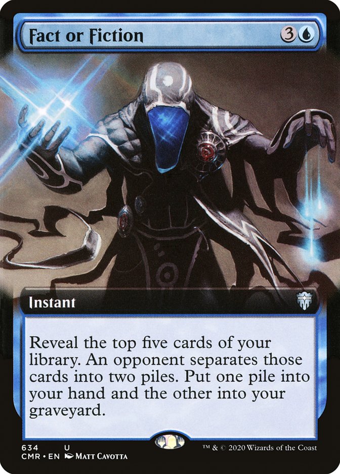 Fact or Fiction (Extended Art) [Commander Legends] | Deep Dive Games St. Marys