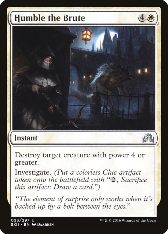 Humble the Brute [Shadows over Innistrad] | Deep Dive Games St. Marys