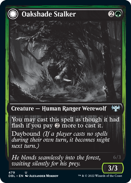 Oakshade Stalker // Moonlit Ambusher [Innistrad: Double Feature] | Deep Dive Games St. Marys