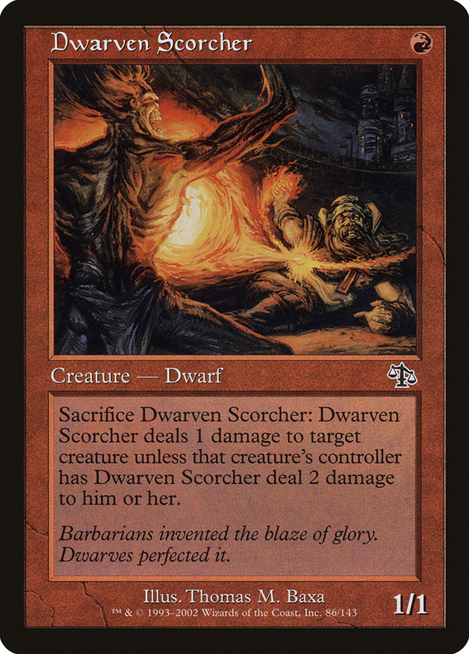 Dwarven Scorcher [Judgment] | Deep Dive Games St. Marys