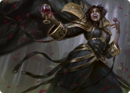 Bloodcrazed Socialite Art Card [Innistrad: Crimson Vow Art Series] | Deep Dive Games St. Marys