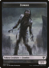 Human Soldier (003) // Zombie Double-Sided Token [Commander 2020 Tokens] | Deep Dive Games St. Marys