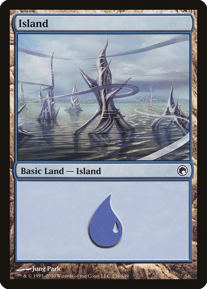 Island (236) [Scars of Mirrodin] | Deep Dive Games St. Marys