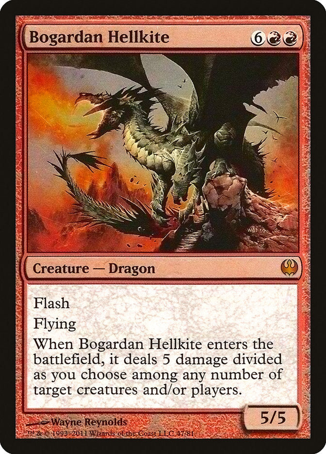 Bogardan Hellkite [Duel Decks: Knights vs. Dragons] | Deep Dive Games St. Marys