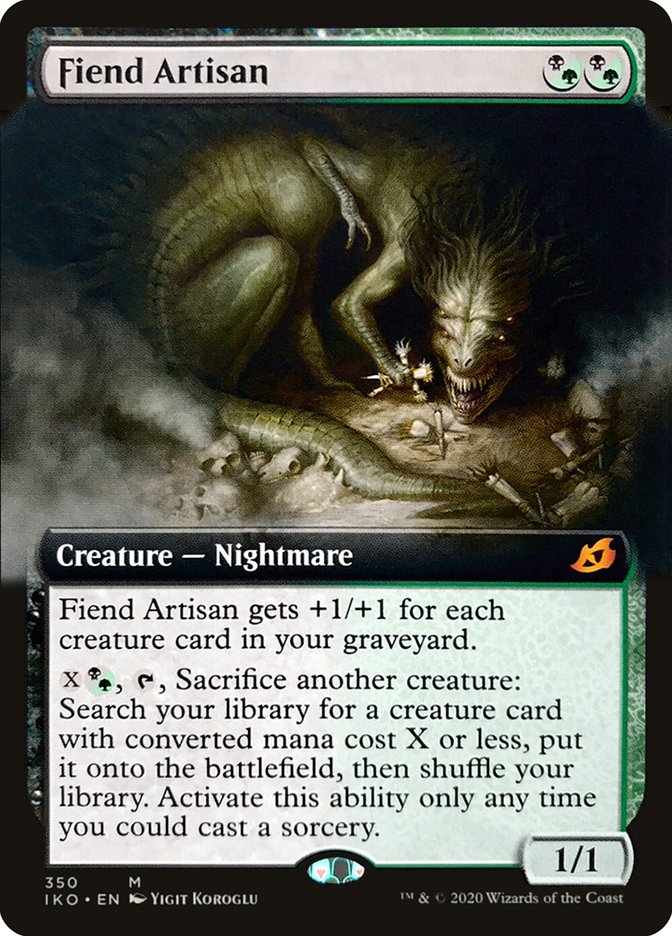 Fiend Artisan (Extended Art) [Ikoria: Lair of Behemoths] | Deep Dive Games St. Marys