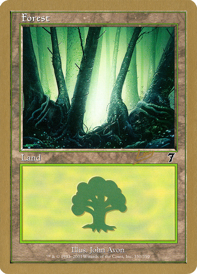 Forest (rl330) (Raphael Levy) [World Championship Decks 2002] | Deep Dive Games St. Marys