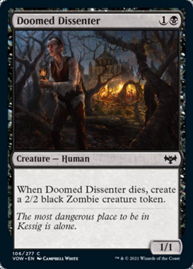 Doomed Dissenter [Innistrad: Crimson Vow] | Deep Dive Games St. Marys