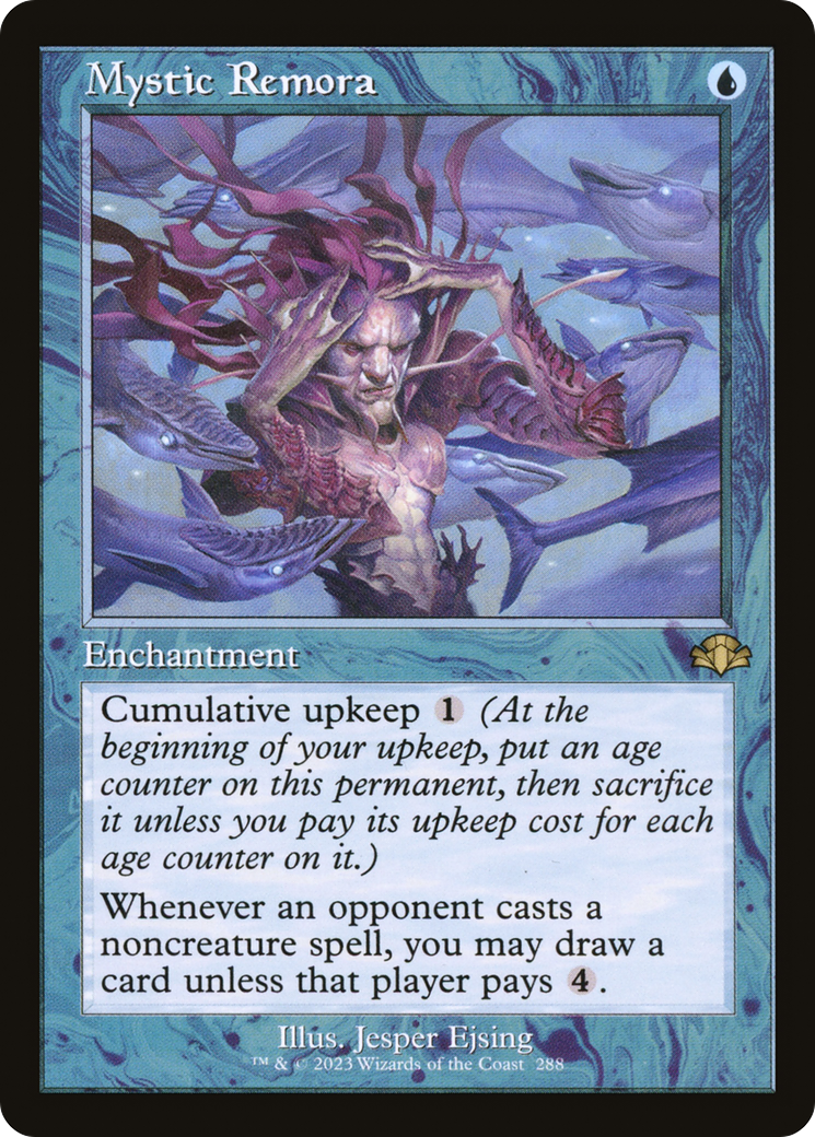 Mystic Remora (Retro) [Dominaria Remastered] | Deep Dive Games St. Marys