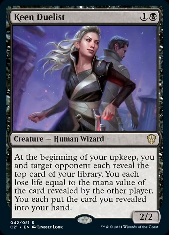 Keen Duelist [Commander 2021] | Deep Dive Games St. Marys