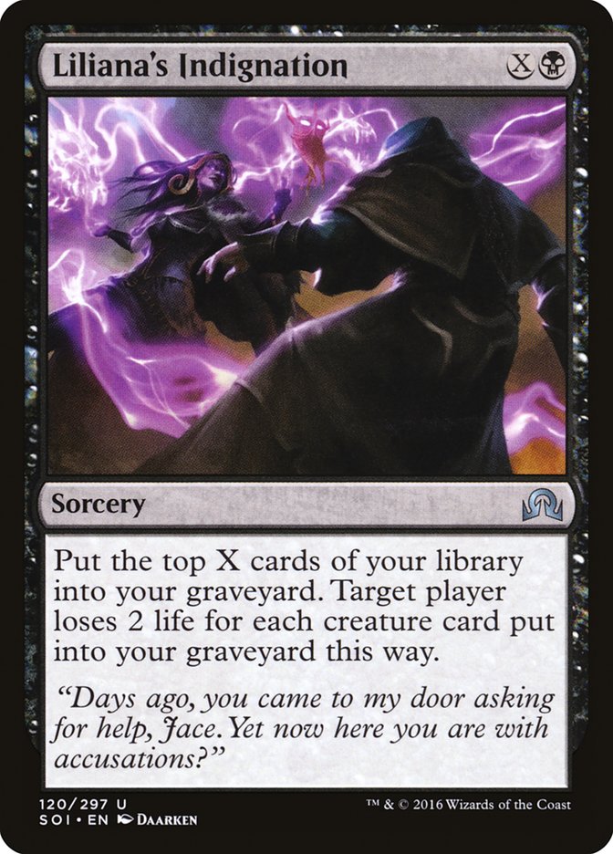 Liliana's Indignation [Shadows over Innistrad] | Deep Dive Games St. Marys