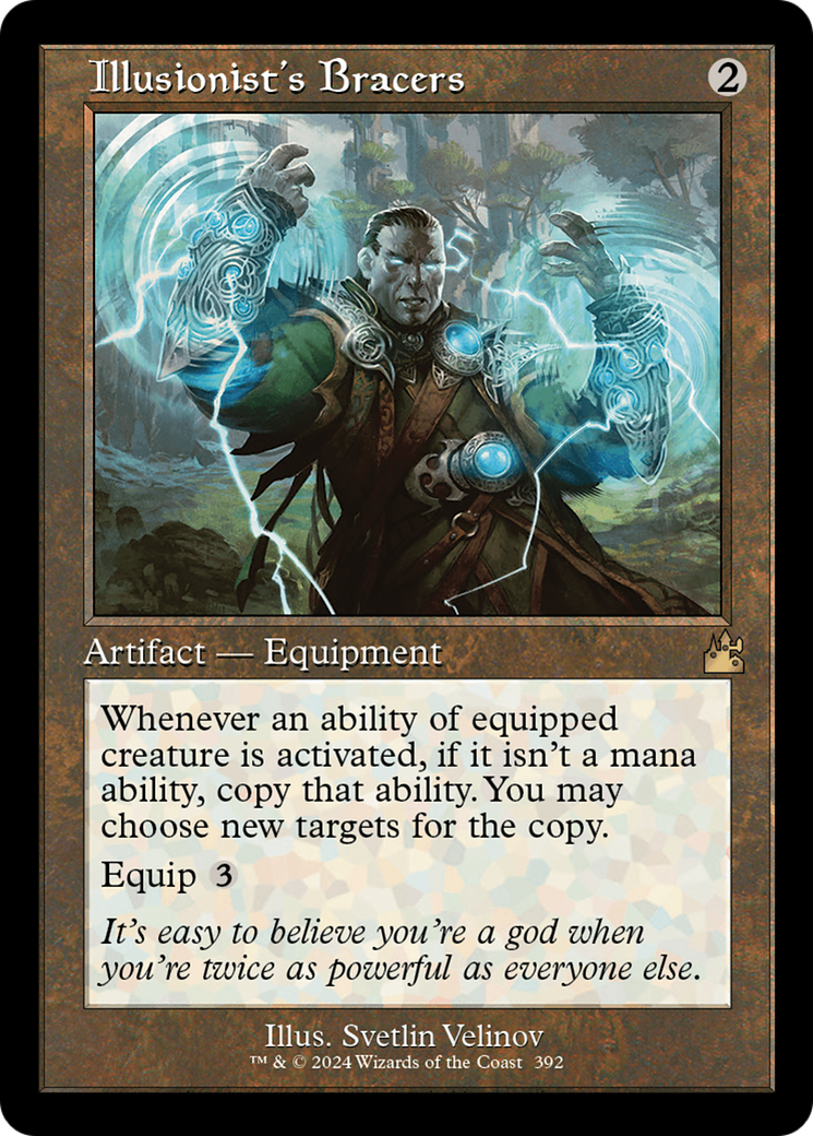 Illusionist's Bracers (Retro Frame) [Ravnica Remastered] | Deep Dive Games St. Marys