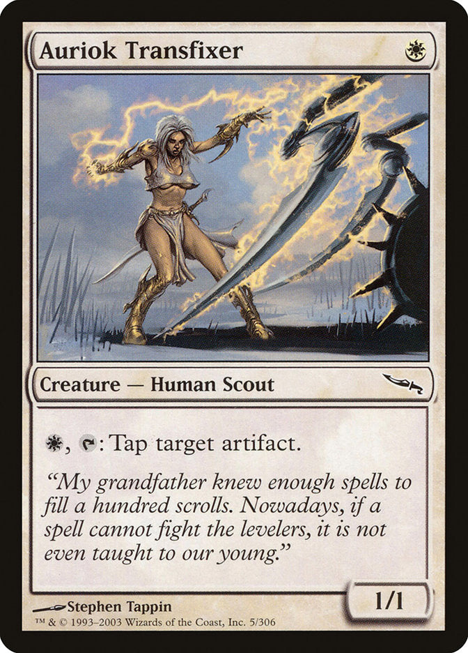 Auriok Transfixer [Mirrodin] | Deep Dive Games St. Marys