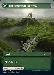 Cragcrown Pathway // Timbercrown Pathway (Borderless) [Secret Lair: Ultimate Edition 2] | Deep Dive Games St. Marys
