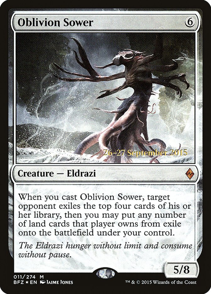 Oblivion Sower [Battle for Zendikar Prerelease Promos] | Deep Dive Games St. Marys