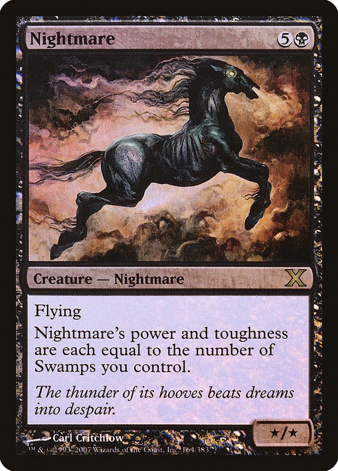 Nightmare (Premium Foil) [Tenth Edition] | Deep Dive Games St. Marys