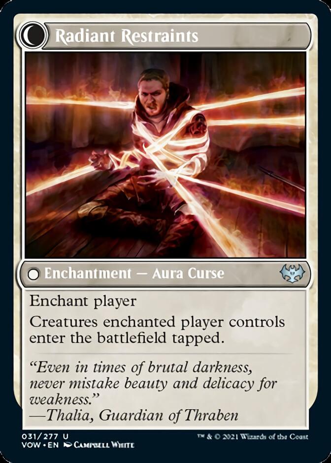 Radiant Grace // Radiant Restraints [Innistrad: Crimson Vow] | Deep Dive Games St. Marys