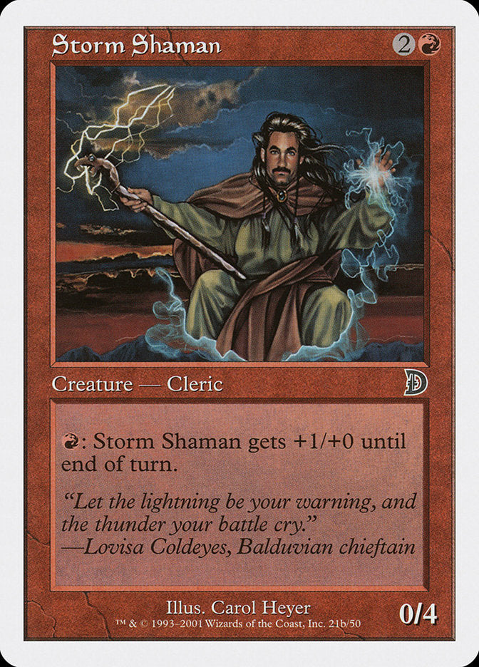 Storm Shaman (Male) [Deckmasters] | Deep Dive Games St. Marys