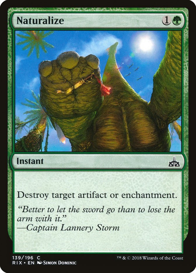 Naturalize [Rivals of Ixalan] | Deep Dive Games St. Marys