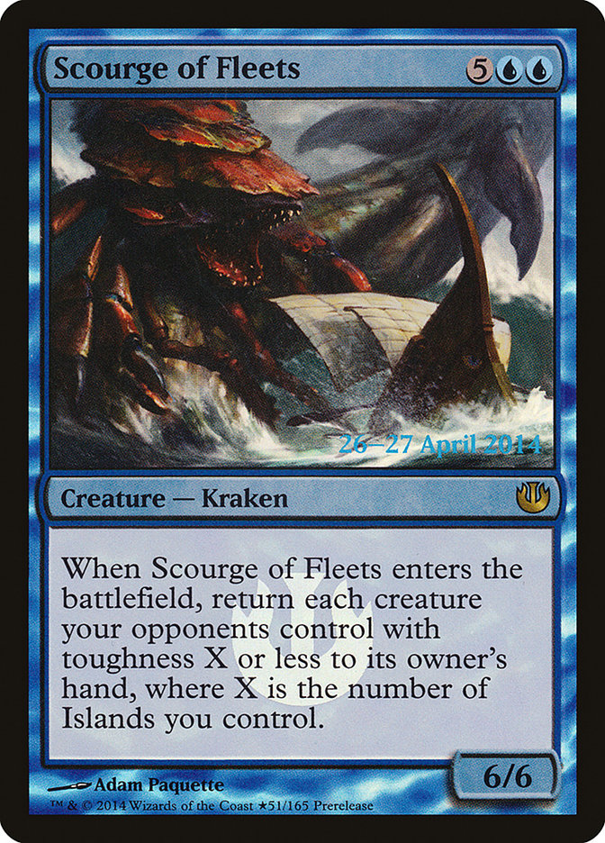 Scourge of Fleets [Journey into Nyx Prerelease Promos] | Deep Dive Games St. Marys