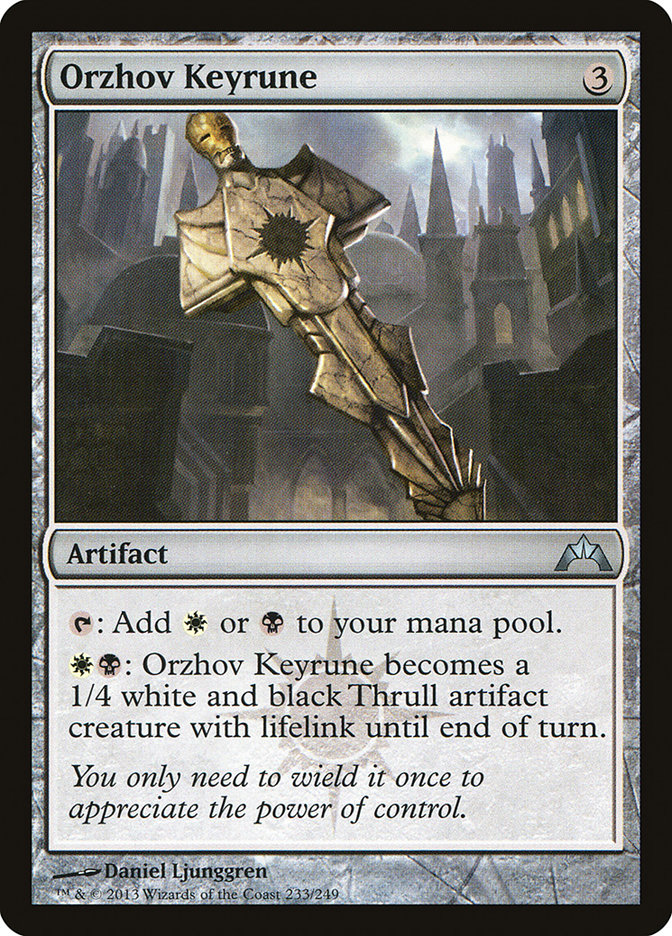 Orzhov Keyrune [Gatecrash] | Deep Dive Games St. Marys