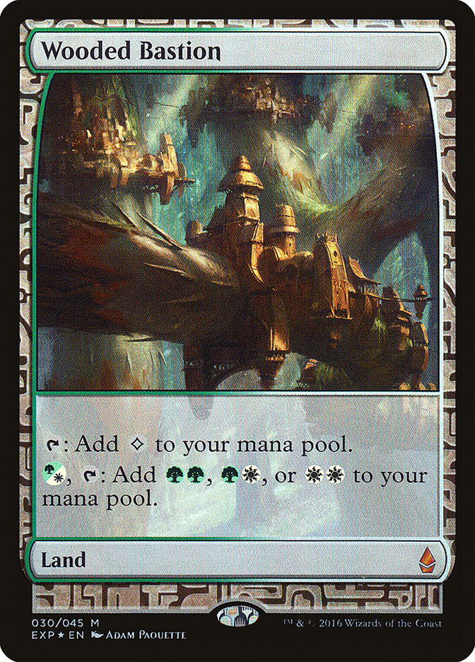 Wooded Bastion [Zendikar Expeditions] | Deep Dive Games St. Marys